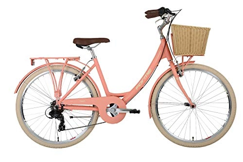 Comfort Bike : Forme Edale Peach 7-Speed Ladies Alloy Heritage Bike, 14