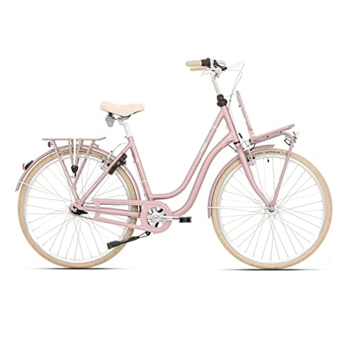 Comfort Bike : FRAPPE Women's FCL 400 City Bike, Pink, 50-51cm