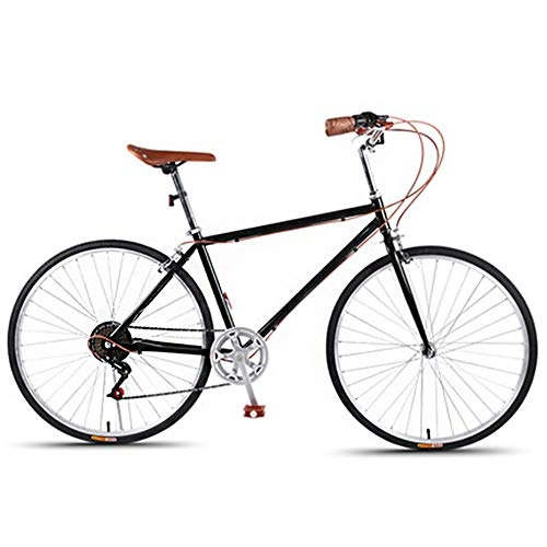 Comfort Bike : GHH Men's Lightweight Bicycle 26" retro variable speed bike 7 Speed High carbon steel frame Unisex