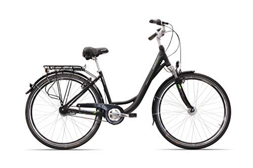 Comfort Bike : HAWK Bikes City Wave Black Inch 26 Inch Gear 3-G