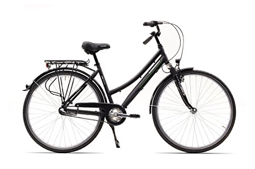 Comfort Bike : HAWK City-Trek Sport 3-G Bicycle Comfort Black 28 Inch