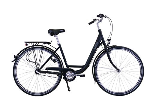 Comfort Bike : HAWK City Wave Premium (black) (26 inches).