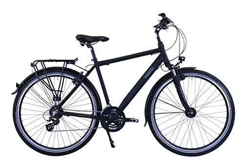 Comfort Bike : Hawk Trekking Gent Premium, Adult (Unisex), Black, 57 cm