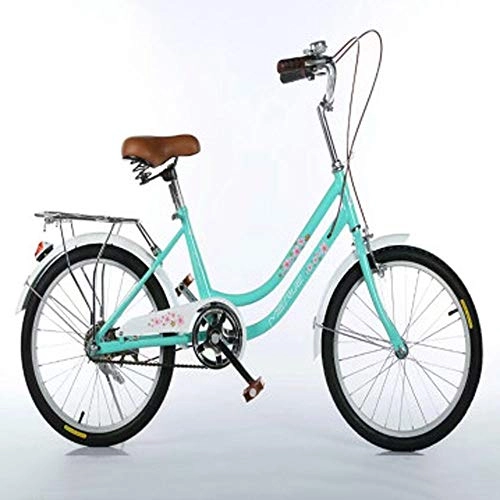 Comfort Bike : hj Ladies Bike, Adult 20 / 24 Inch Princess Bike Light Lady Student Commuter Bicycle City Outdoor Mobility Bicycle, 5, 20inches