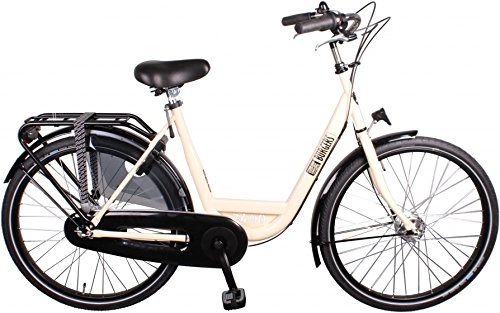 Comfort Bike : ID Personal 26 Inch 50 cm Woman 3SP Roller brakes Cream