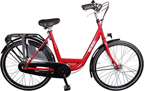 Comfort Bike : ID Personal 26 Inch 50 cm Woman 3SP Roller brakes Red