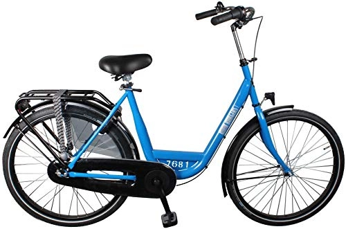 Comfort Bike : ID Personal 26 Inch 50 cm Woman 7SP Coaster Brake Blue