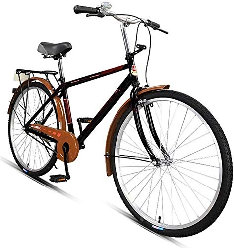 Comfort Bike : KKKLLL Mountain Bike Bicycle Retro Commuter Car High Carbon Steel Urban Recreational Vehicle Men and Women 26 Inch