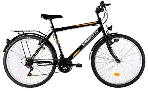 Comfort Bike : Kreativ K 2613 26 Inch 50 cm Men 18SP Rim Brakes Black
