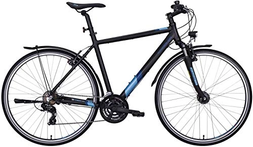 Comfort Bike : Kreidler Stack 28'' 2.0 Street Shimano Tx 800 24 Speed MTB Bicycle (Men's Diamond Black, 28 Inches 23.5 Inches (60 cm))