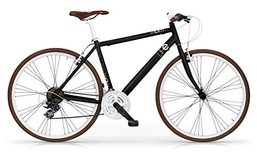 Comfort Bike : Life 28 Inch 50 cm Men 21SP Rim Brakes Black