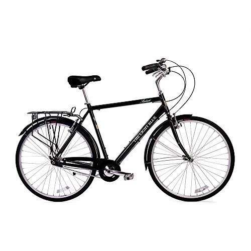 Comfort Bike : Light Blue Urban Parkside 3 Speed City Black 21