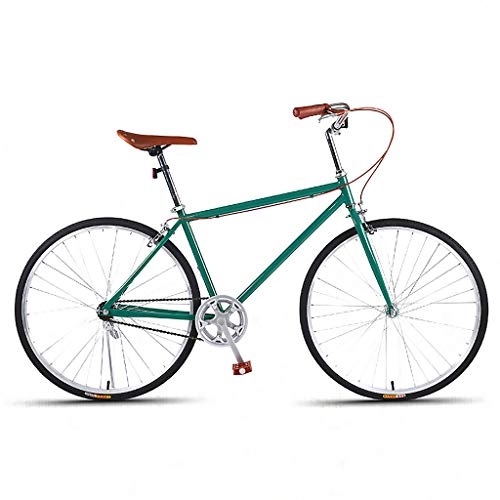 Comfort Bike : LWZ Bicycle City Road Bike Vintage 26 Inch Single Speed Steel Frame Lightweight Commuter Bike for Men Women
