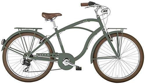 Comfort Bike : Maui 26 Inch 47 cm Men 7SP Rim Brakes Green