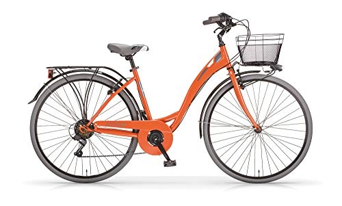 Comfort Bike : MBM 258 / 19, Agora' Mono 28' Acc 6V Unisex Adult, Orange A15, Single