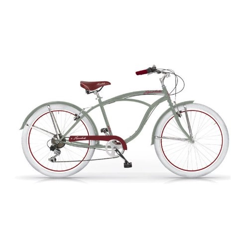 Comfort Bike : MBM HONOLULU MAN CRUISER CUSTOM 26'' BICYCLE BIKE 6S GREEN