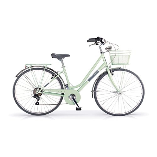 Comfort Bike : MBM - SILVERY - City bike 28'' 6s - Green - Woman