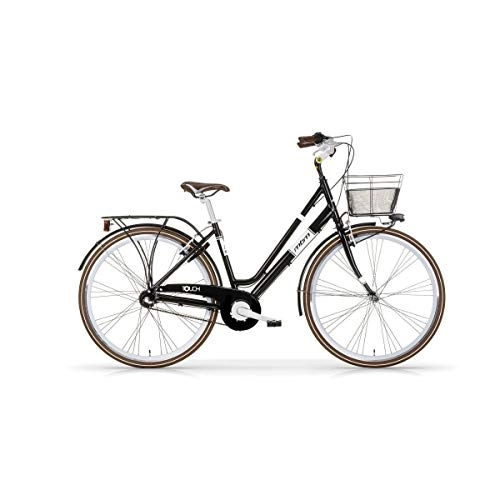 Comfort Bike : MBM Touch 28 Inch 50 cm Woman 3SP Rim Brakes Black