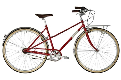 Comfort Bike : ORTLER Bricktown Women classic red Framesize 48, 5cm 2019 City Bike