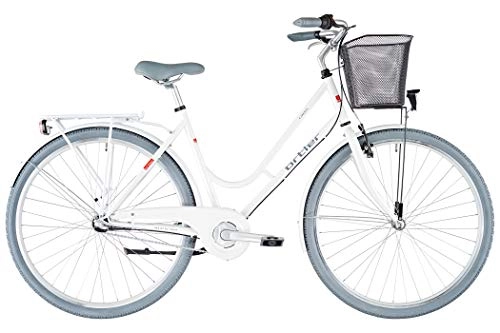 Comfort Bike : ORTLER Fjaeril Women white Frame size 45cm 2020 City Bike