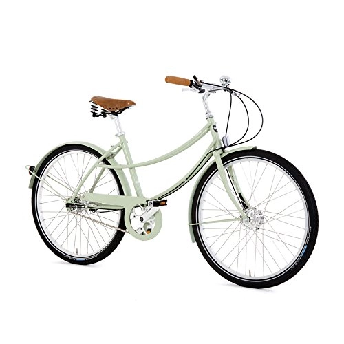 Comfort Bike : Pashley Penny Women Bold and Elegant – 5 Speed Gear Shift Frame 19 – Light Green Snappy – Individually – Comfortable, light green