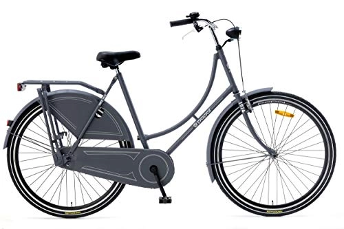 Comfort Bike : POPAL Basic 28 Inch 50 cm Woman Coaster Brake Matte Grey