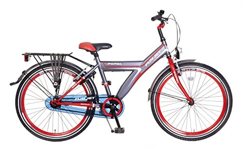 Comfort Bike : POPAL Boy Funjet Bike, Red / Black, Medium