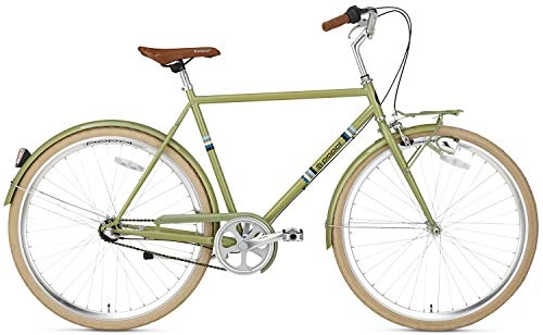 Comfort Bike : POPAL Capri N3 28 Inch 57 cm Men Coaster Brake Green