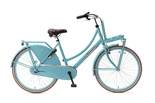 Comfort Bike : POPAL Daily Dutch Basic+ 26 Inch 46 cm Girls 3SP Coaster Brake Turquoise