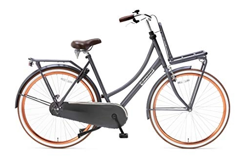Comfort Bike : POPAL Daily Dutch Basic 28 Inch 50 cm Woman Coaster Brake, womens, 28100-50 PETROL BLAUW, dark blue, M