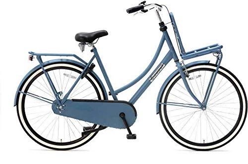 Comfort Bike : Popal Daily Dutch Basic 28 Inch 57 cm Woman Back-pedal Brake, womens, 28100-57 GTEBORG BLAUW, blue, M