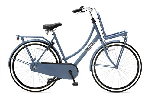 Comfort Bike : POPAL Daily Dutch Basic 28 Inch 57 cm Woman Coaster Brake, womens, 28100-57 GTEBORG BLAUW, blue, M