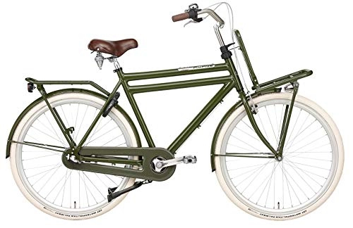 Comfort Bike : POPAL Daily Dutch Prestige 28 Inch 50 cm Men 3SP Coaster Brake Green