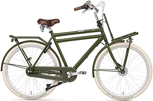 Comfort Bike : POPAL Daily Dutch Prestige 28 Inch 65 cm Men 7SP Rollerbrakes Green