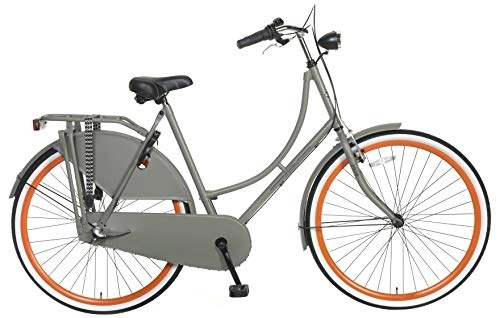Comfort Bike : POPAL S3 28 Inch 57 cm Woman 3SP Coaster Brake Dark Grey