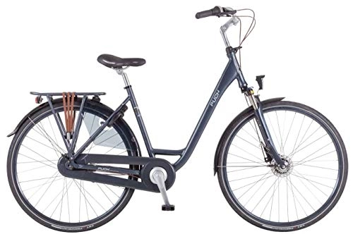 Comfort Bike : Puch Ballad 28 Inch 50 cm Woman 7SP Roller brakes Matte Grey
