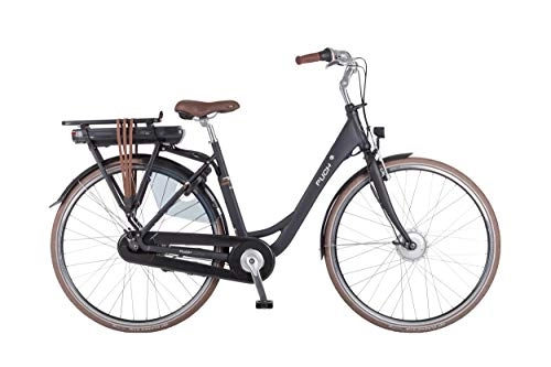 Comfort Bike : Puch E-Ballad 28 Inch 45 cm Woman 7SP Roller brakes Matte black