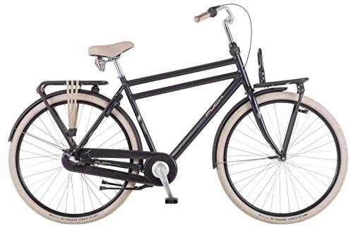 Comfort Bike : Puch Rock 28 Inch 55 cm Men 3SP Coaster Brake Matte black