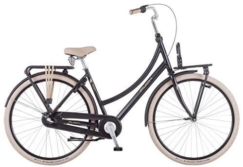 Comfort Bike : Puch Rock 28 Inch 55 cm Woman 3SP Coaster Brake Matte black
