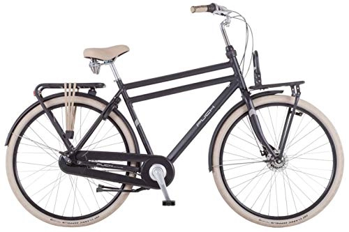 Comfort Bike : Puch Rock-S 28 Inch 55 cm Men 7SP Roller brakes Matte black