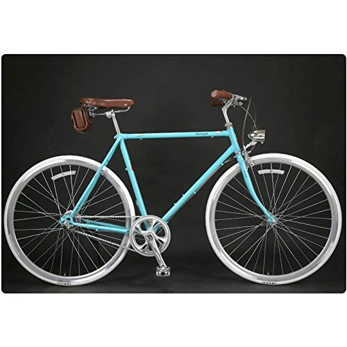 Comfort Bike : Road Bike Adult Children Convenient Ultra-light Leisure Bicycle Suitable for City Commuting To Work, Green