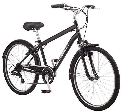 Comfort Bike : Schwinn Suburban Men's Comfort Bike 26" Wheels, 18" Medium Frame Size, Black