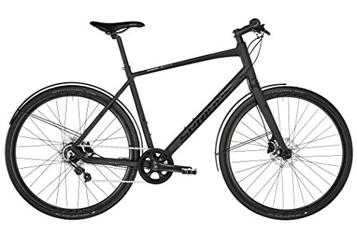 Comfort Bike : SERIOUS Intention Urban black matt Frame size 48cm 2019 City Bike