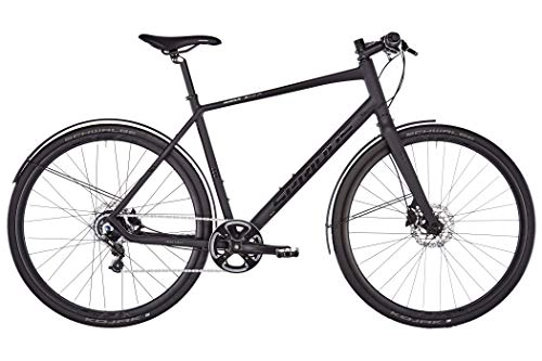 Comfort Bike : SERIOUS Intention Urban mat black Frame size 48cm 2019 City Bike