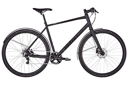Comfort Bike : SERIOUS Intention Urban mat black Frame size 53cm 2019 City Bike