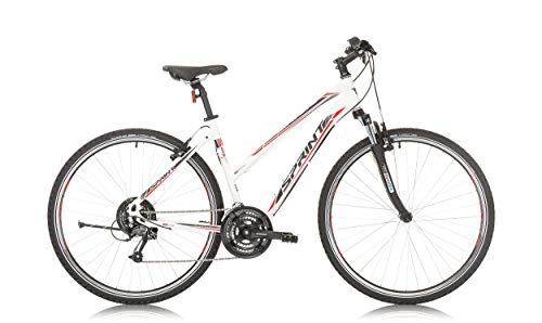 Comfort Bike : Sprint SINTERO Women City Bike 28" Wheels 19'' 17'' Frame Black Matt (19'')