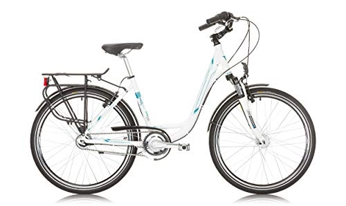 Comfort Bike : Sprint SOLARA LADY NEXUS7 Women City Bike 26" Wheels 17'' Frame (White)
