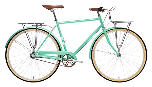 Comfort Bike : State Bicycle Co. City Bike Deluxe | The Keansburg Lightweight 3-Speed Dutch Style Urban Cruiser | Medium 53cm