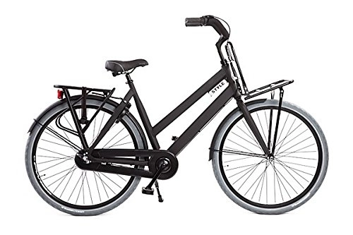 Comfort Bike : Style 28 Inch 54 cm Woman 3SP Coaster Brake Black