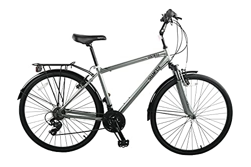 Comfort Bike : Swifty Unisex_Adult Country All Terrain, Silver, 700C